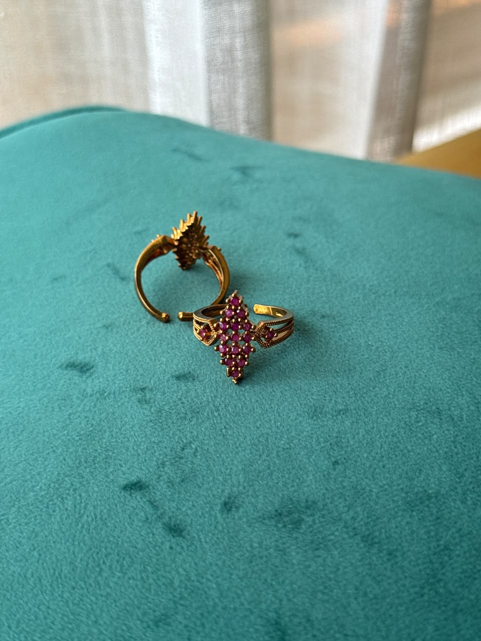 Twinkle Cross Ring HR104