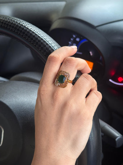 Regal Verde Antique  Ring HR103