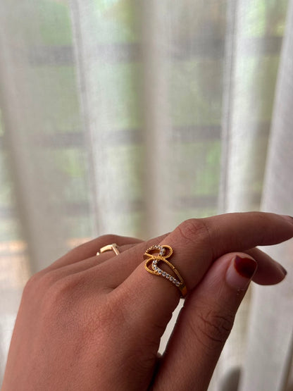 Celeste Bow Antique ring HR101