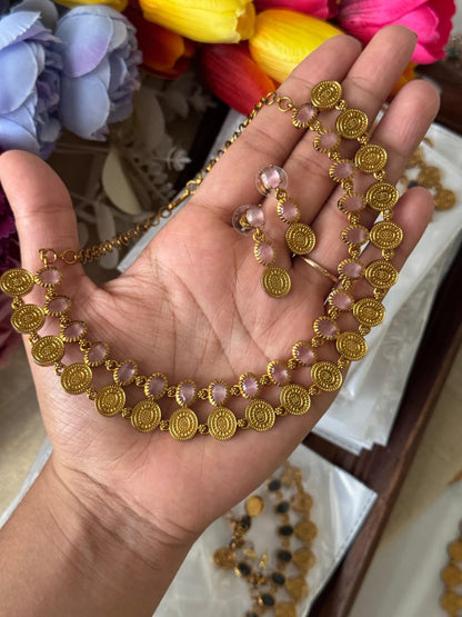 Rajwadi Coin Necklace Set ⭐ AN507