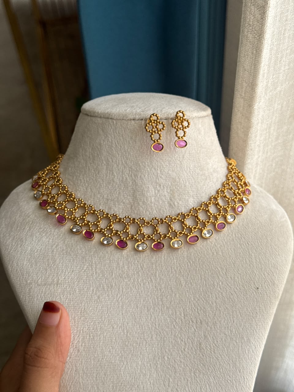 Crystal Net Choker ✨  HH113