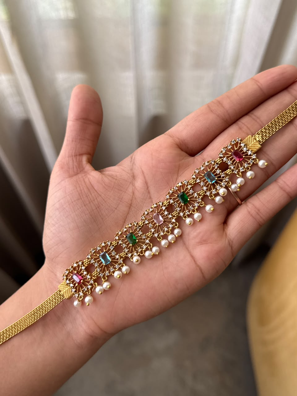 Zivelle Pearl Multicolor  choker H123