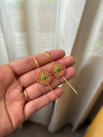 Net round earcuff HL1148