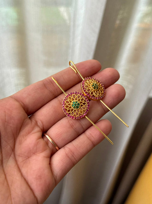 Net round earcuff HL1148