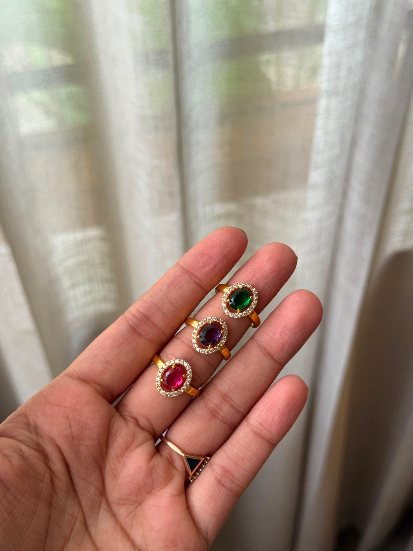 oval stone Ring ✨