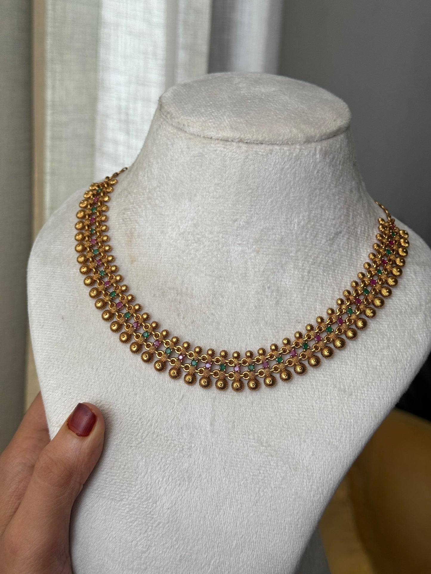 Drop Antique Necklace HN-126