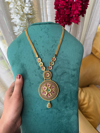 Aurelia Bloom Pendant Necklace  HH-130