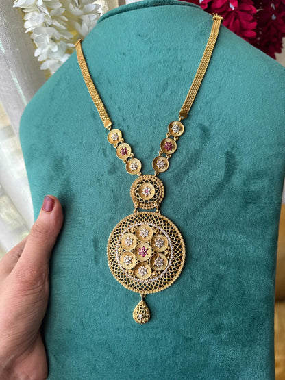 Aurelia Bloom Pendant Necklace  HH-130