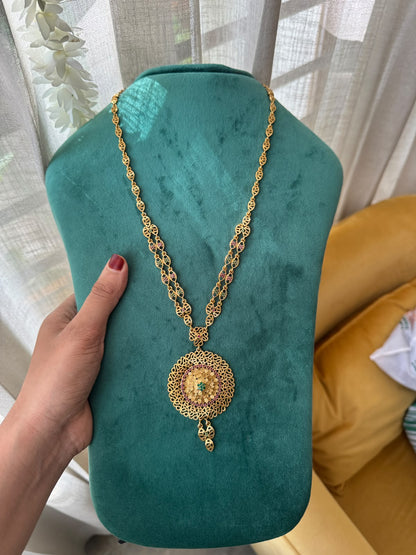 Filigree Pendant Necklace HH135