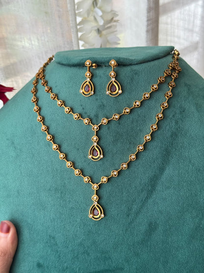 Noir Charm Layered Set HH137