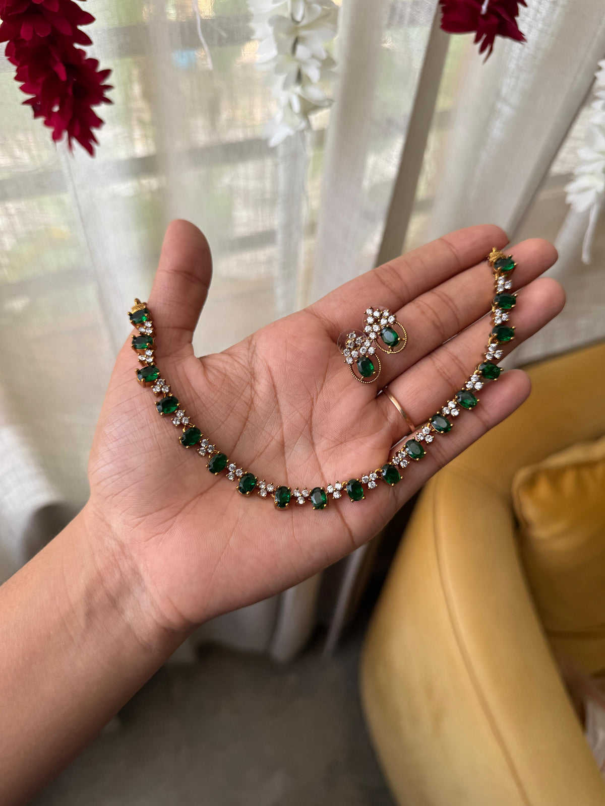 Majestic Stone Necklace Set HN6367