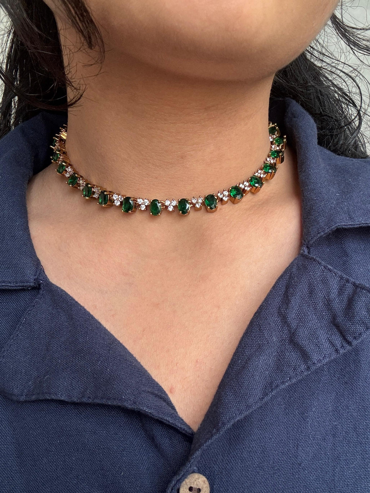 Majestic Stone Necklace Set HN6367