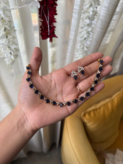 Majestic Stone Necklace Set HN6367