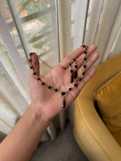 Royal AD drop necklace  HN487