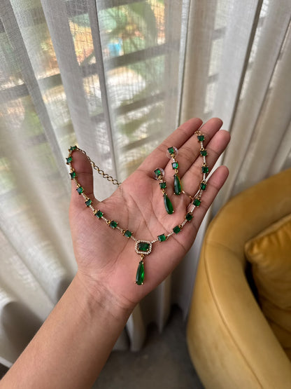 Royal AD drop necklace  HN487