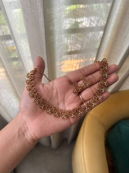 Trinity Bloom Necklace HH157