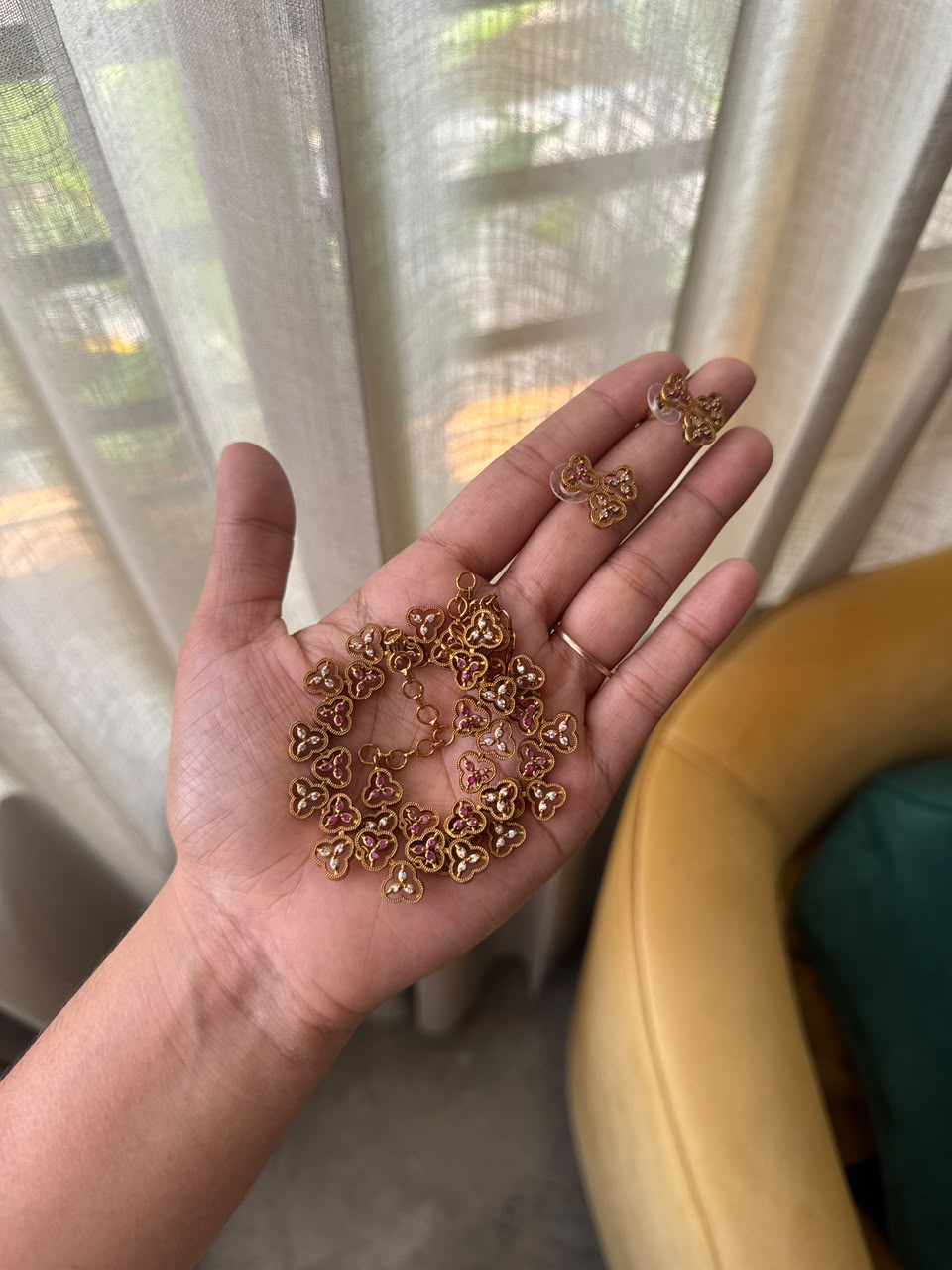 Trinity Bloom Necklace HH157