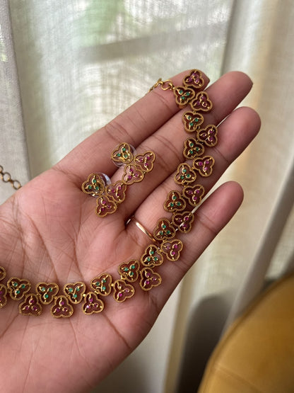 Trinity Bloom Necklace HH157