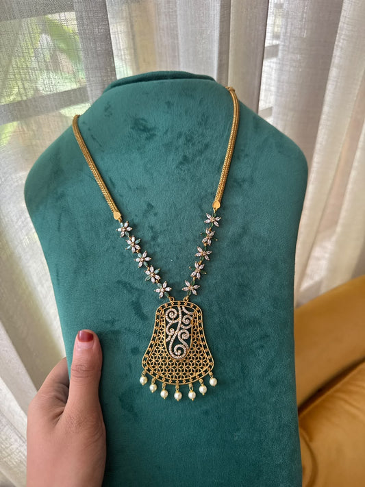 Antique Floral Diamond Haaram HH156