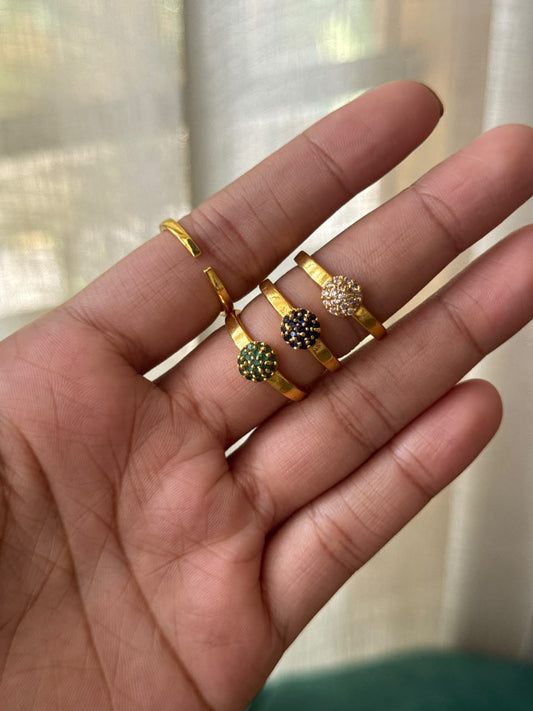 SPARKLE DOME RING HR115