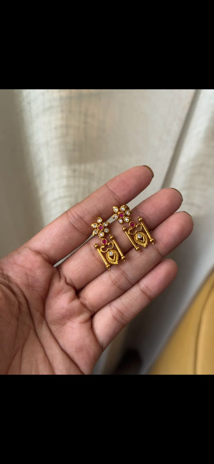 Antique Drop Motif Necklace HH168