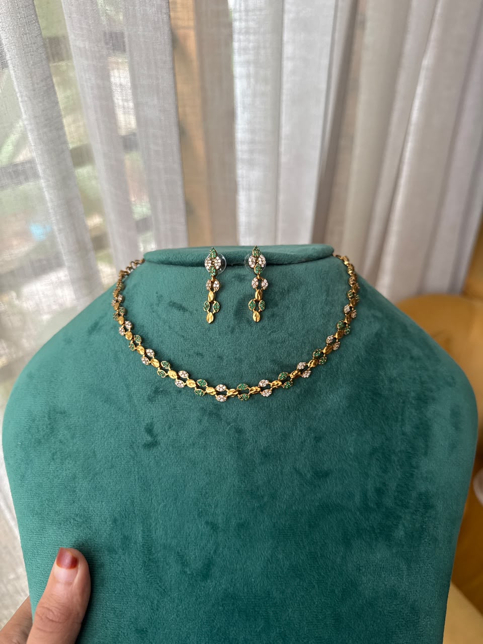 Leaf Petal Necklace Set HH172