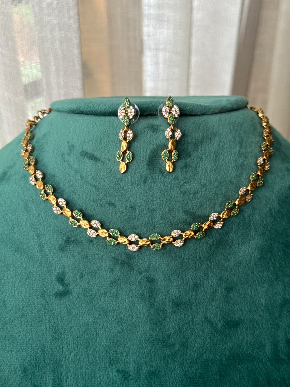 Leaf Petal Necklace Set HH172