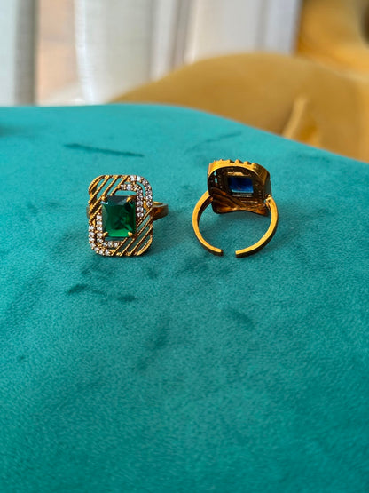 Regal Verde Antique  Ring HR103