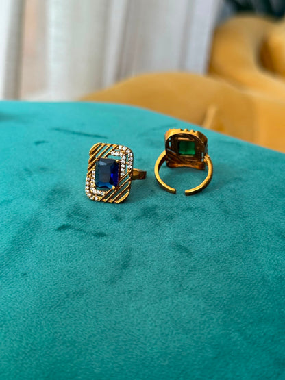 Regal Verde Antique  Ring HR103