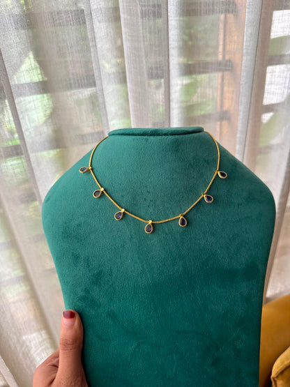Midnight Dewdrop Necklace HN518