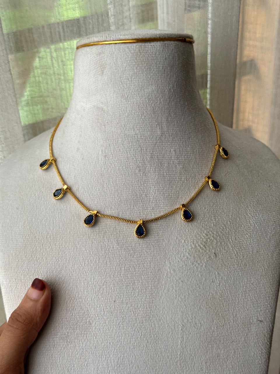 Midnight Dewdrop Necklace HN518
