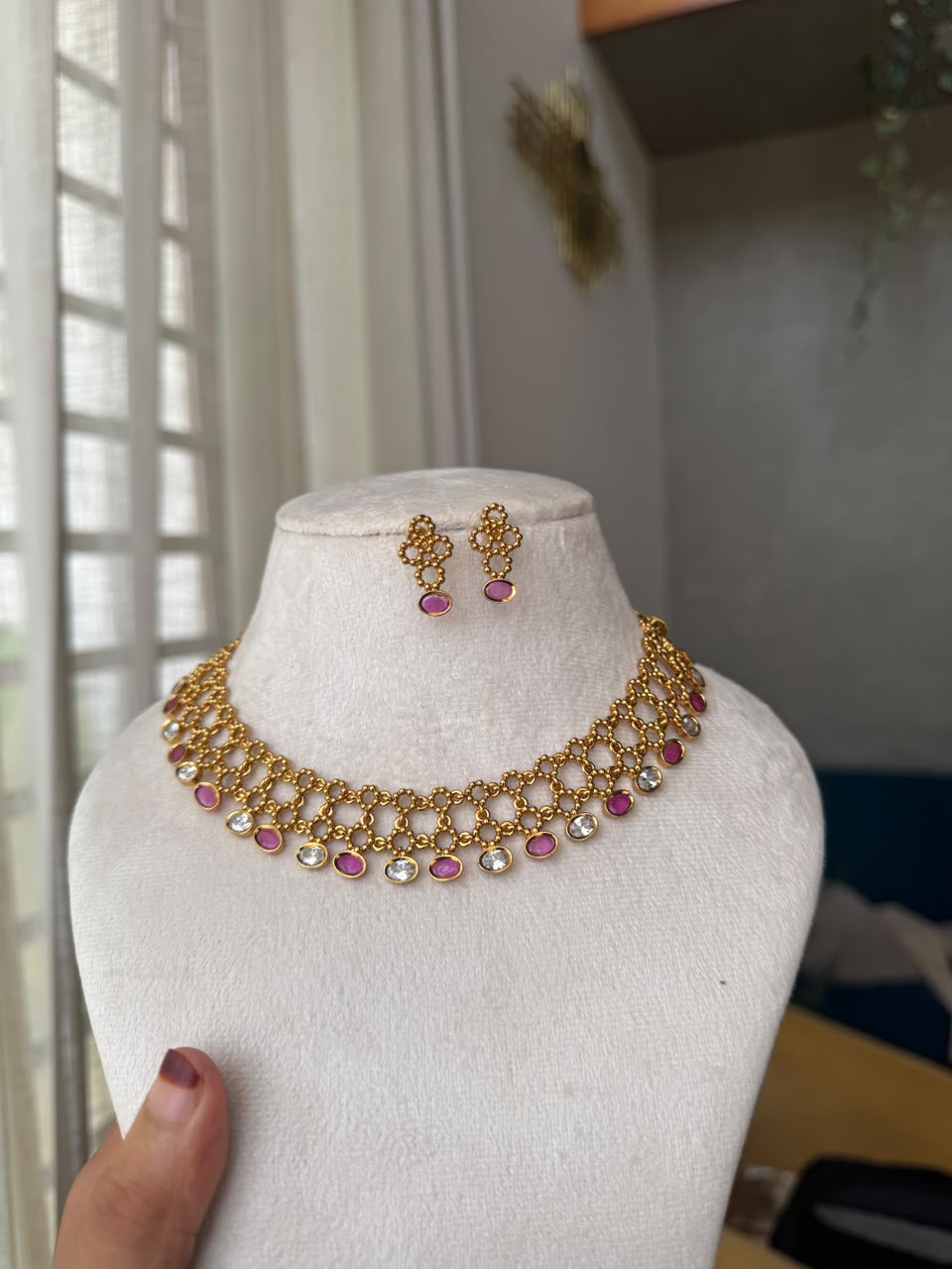 Crystal Net Choker ✨  HH113