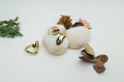 Aurea Drop Anti-Tarnish Ring AR-004