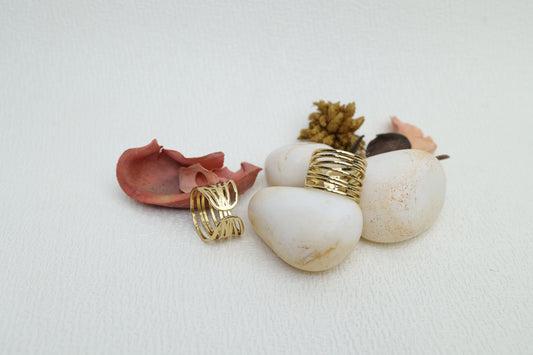 Livia Layered Anti-Tarnish Ring AR-009